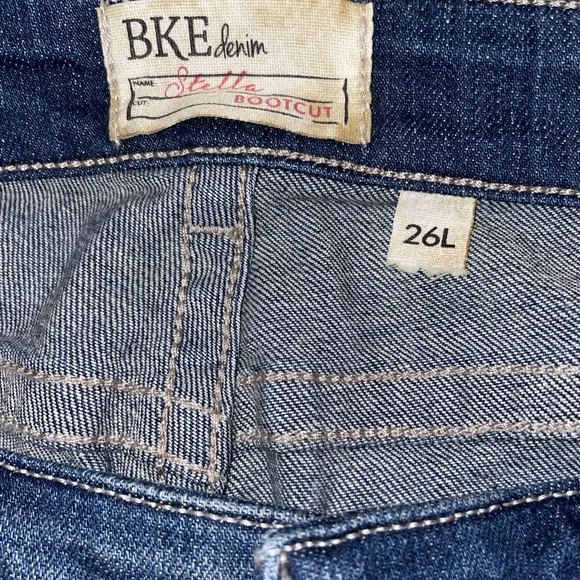 BKE Women's Boot Cut Jeans - Blue Denim - Picture 10 of 12